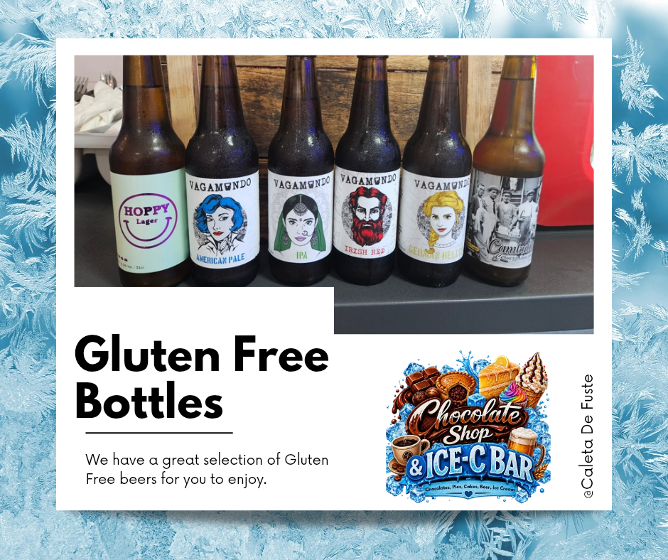 Selection of gluten-free bottled beers